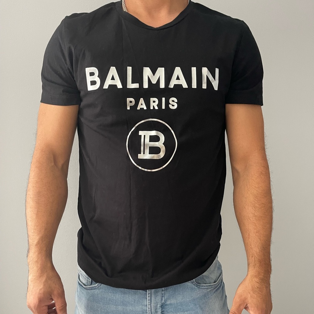 Balmain Man T-Shirt Brand New M Authentic